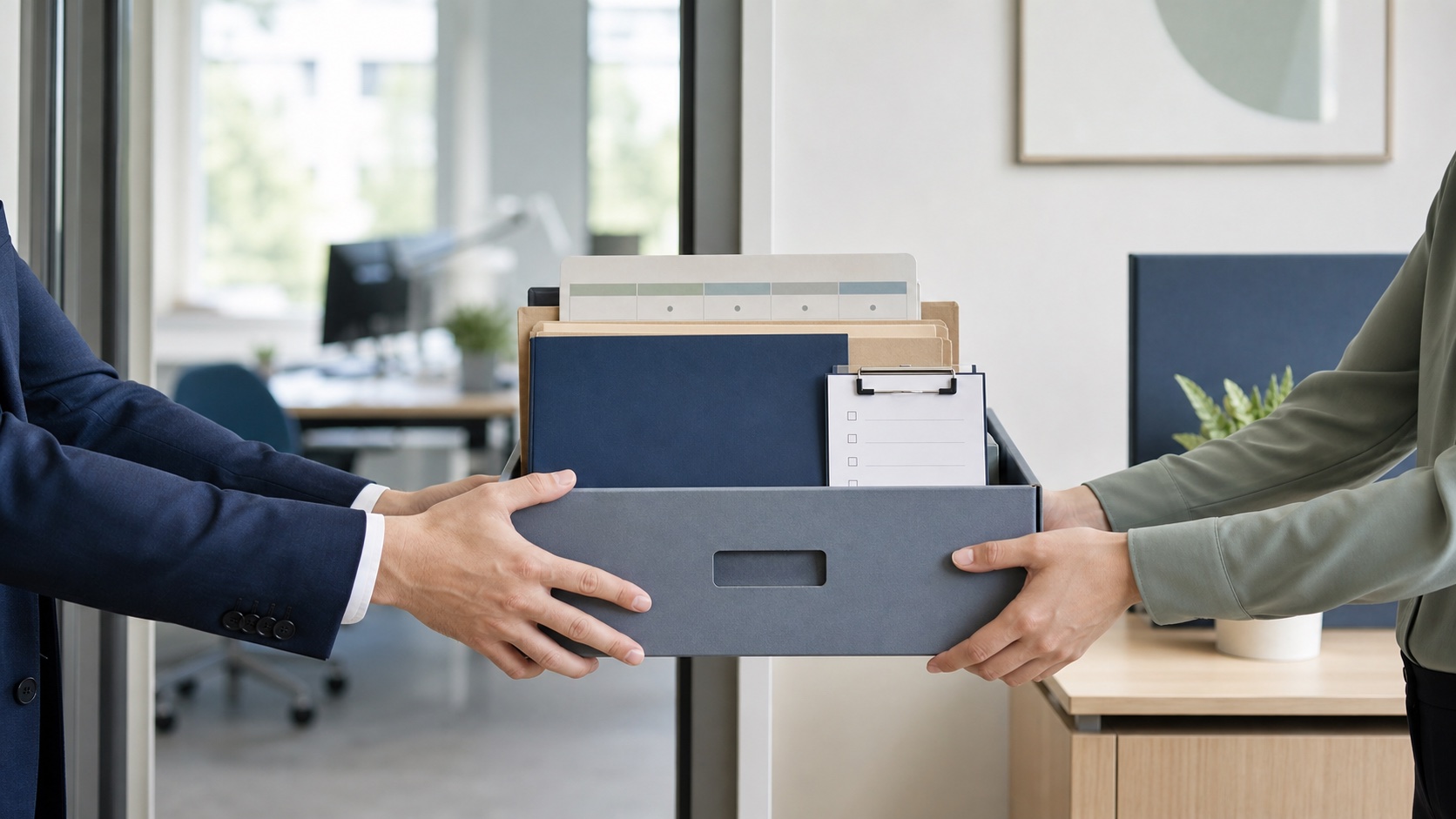 Traspaso ordenado de documentación entre una empresa y su nueva gestoría